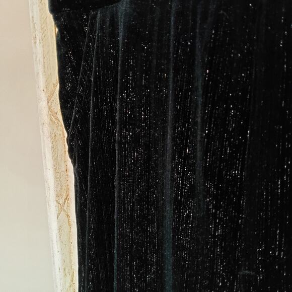 Gloria Vanderbilt Women's 14 Shape Effect Wide Leg Pant Black Metallic Glitter - Picture 5 of 9